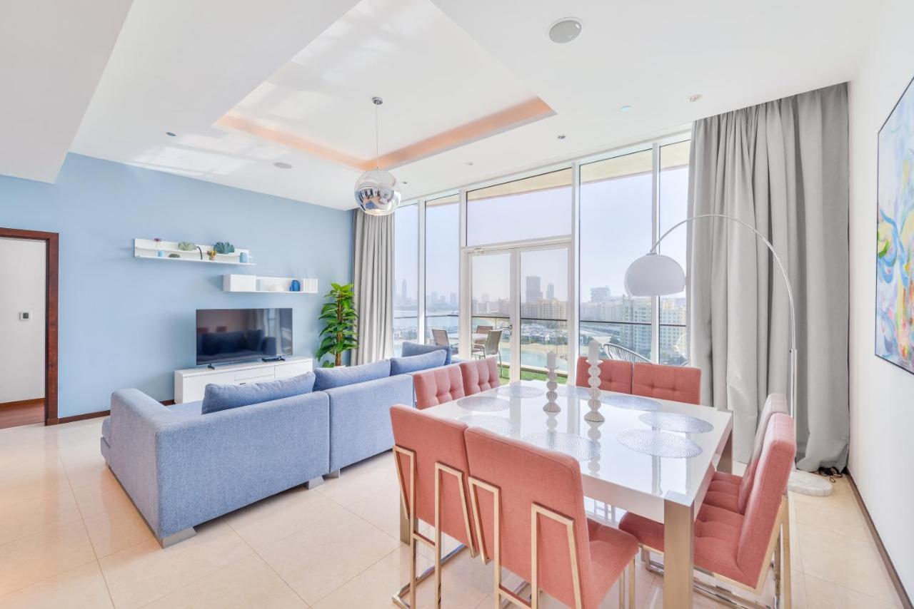 Tiara - Luxury Palm Jumeirah - Private Beach And Pool! Dubai Ngoại thất bức ảnh